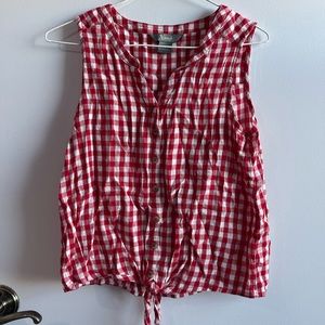 Red Gingham TankTop